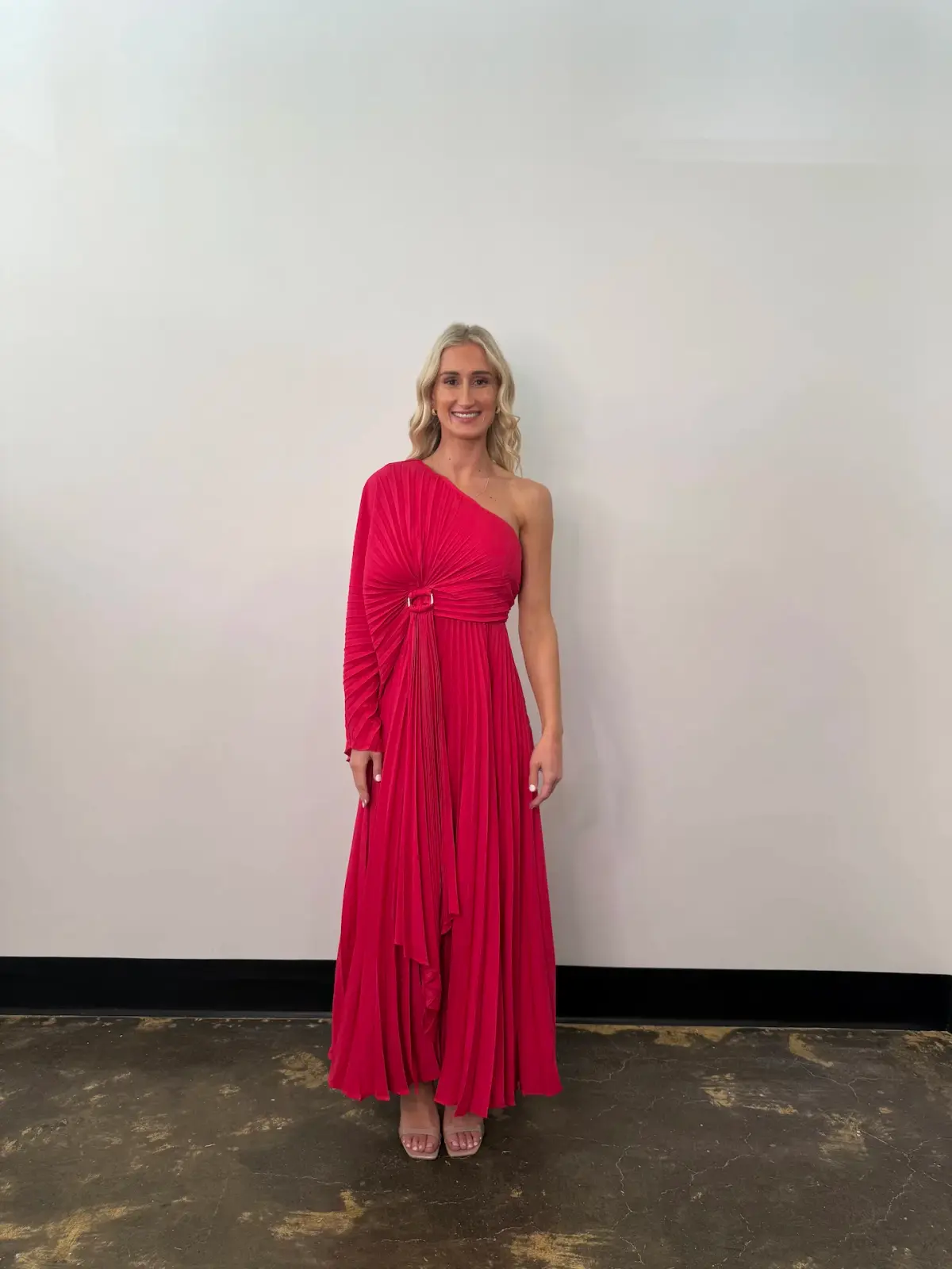 Acler Sadgill Maxi Dress in Pink Size 6 - Image 1