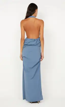 Bec & Bridge Priscilla Bubble Maxi Dress Steel Blue Size 8 for rent on The Volte - image 2