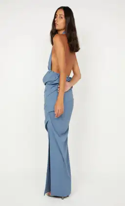 Bec & Bridge Priscilla Bubble Maxi Dress Steel Blue Size 8 for rent on The Volte - image 6