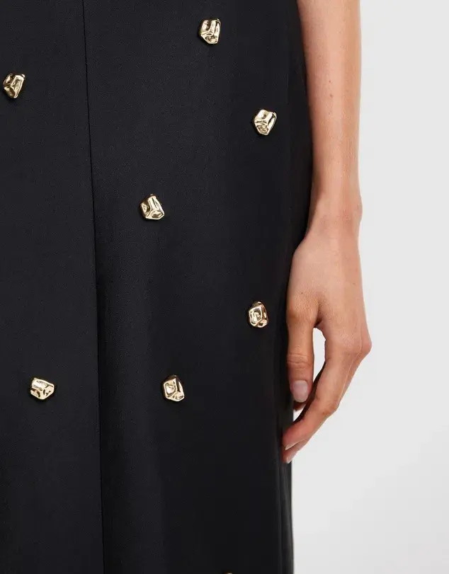 Acler Pattison Maxi Dress Dark Baroque Size 8 for rent on The Volte - main image