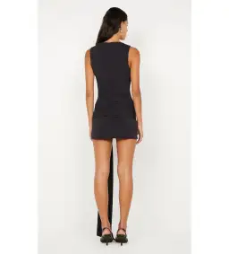 Bec & Bridge Domenic Asym Mini Dress Black Size AU 12 for rent on The Volte - image 4