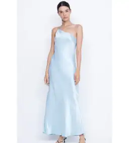 Bec And Bridge Margaux Asym Dress Dolphin Blue Size 10 for rent on The Volte - image 1