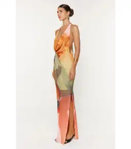 She is OLLÁ Pamela Maxi Dress Print Size S / AU 8 for rent on The Volte - image 2
