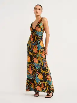 Sir The Label Artiste V Neck Slip Maxi Dress Deschamps Size 0/AU 6 for rent on The Volte - image 1