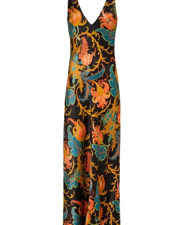 Sir The Label Artiste V Neck Slip Maxi Dress Deschamps Size 0/AU 6 for rent on The Volte - main image