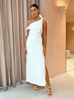 Sir The Label Bettina Off Shoulder Dress White Size 0 / AU 6 for rent on The Volte - image 2