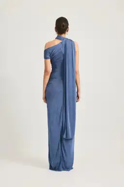 Tojha Malika Maxi Dress Blue Size AU 10 for rent on The Volte - image 3