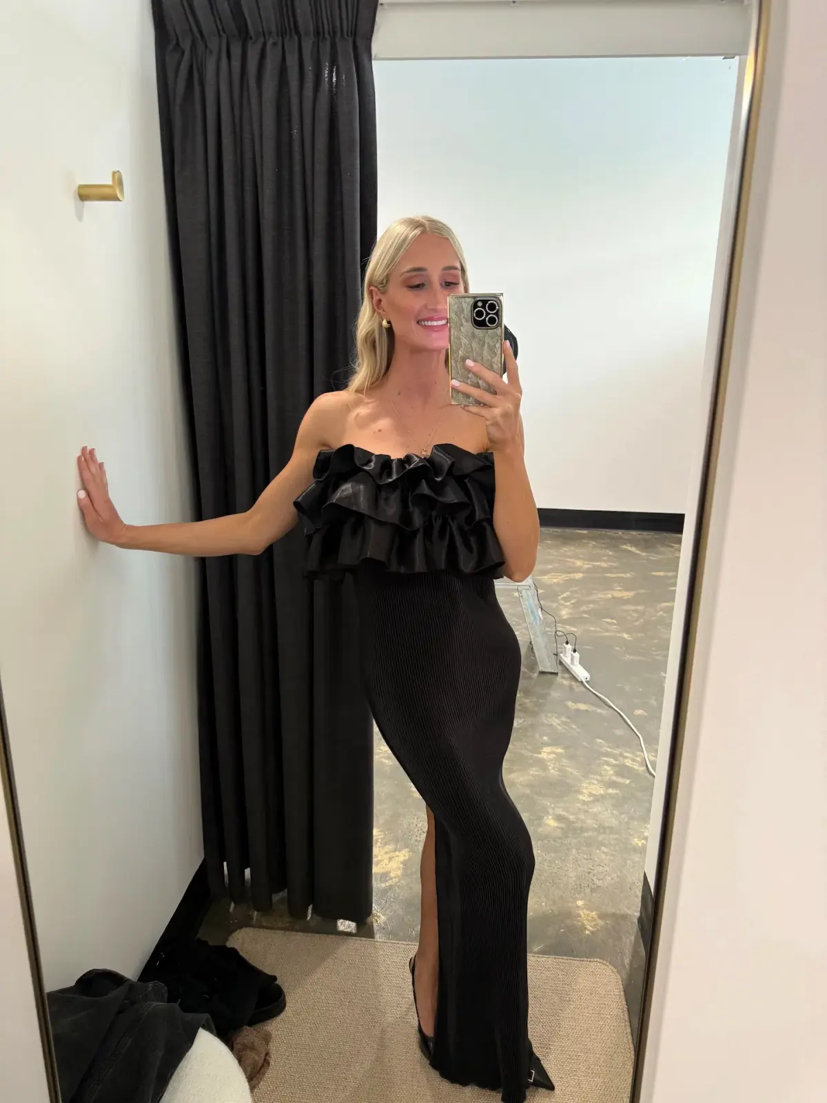 LIDEE WOMAN PARIS TUBE DRESS / BLACK / SIZE 8 - Image 1
