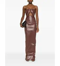 Rick Owens Prong Gown Brown Size AU 6