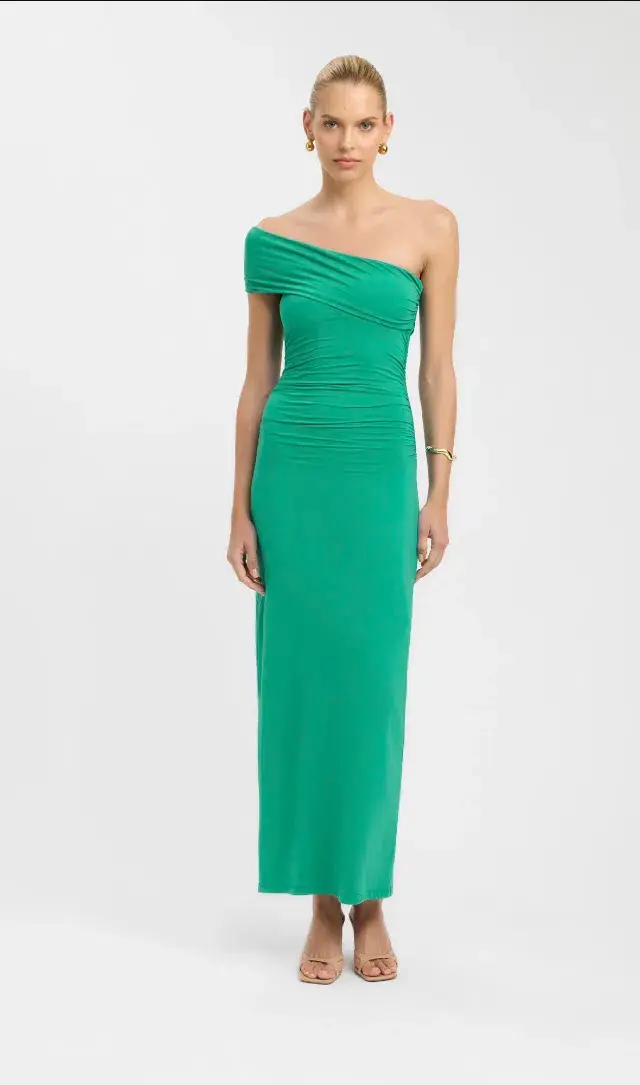 Kookai Aston Maxi Dress green size 6 for rent on The Volte - main image