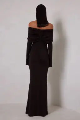 Elle Zeitoune Paige Maxi Espresso Size 8 for rent on The Volte - image 2