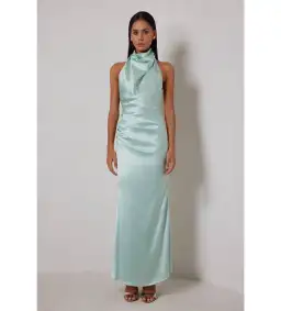 Elle Zeitoune Yvette Maxi Dress Spearmint Size 10 for rent on The Volte - image 1