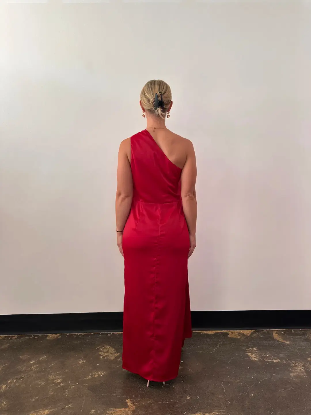 Elle Zeitoune Rhea Maxi Gown in Wine Size AU 14 for rent on The Volte - main image