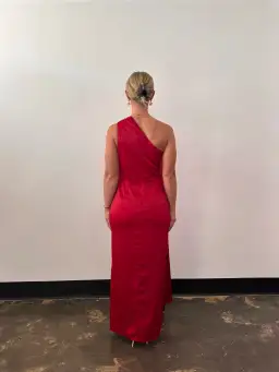 Elle Zeitoune Rhea Maxi Gown in Wine Size AU 14 for rent on The Volte - image 2