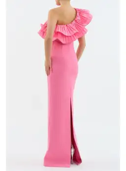 Rebecca Vallance Rosita Floor Length Gown Pink Size 6 for rent on The Volte - image 3