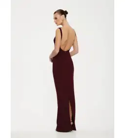 Effie Kats Verona Gown in Wine Size M/AU 10 for rent on The Volte - image 3
