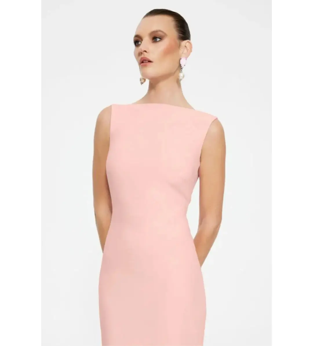 Effie Kats Verona Gown in Blush Size S / AU 8 for rent on The Volte - main image