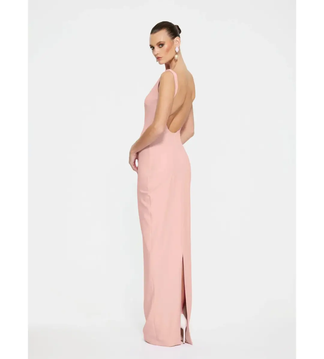 Effie Kats Verona Gown in Blush Size M/AU 10 for rent on The Volte - main image