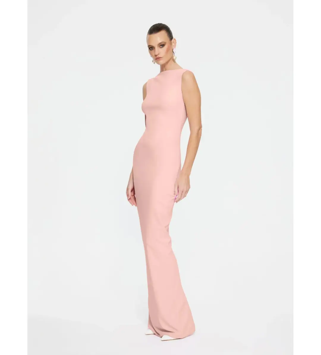 Effie Kats Verona Gown in Blush Size M/AU 10 for rent on The Volte - main image