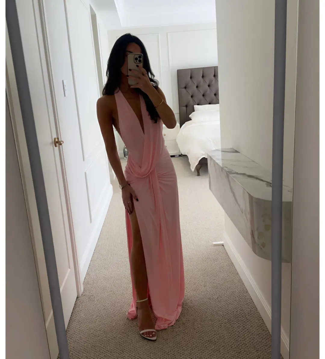 Natalie Rolt Winona Gown Blossom Pink Size 0 AU 6 for rent on The Volte - main image