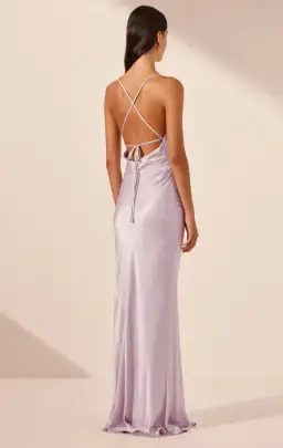 Shona Joy La Lune Lace Back Maxi Lilac Size AU 6 for rent on The Volte - image 2