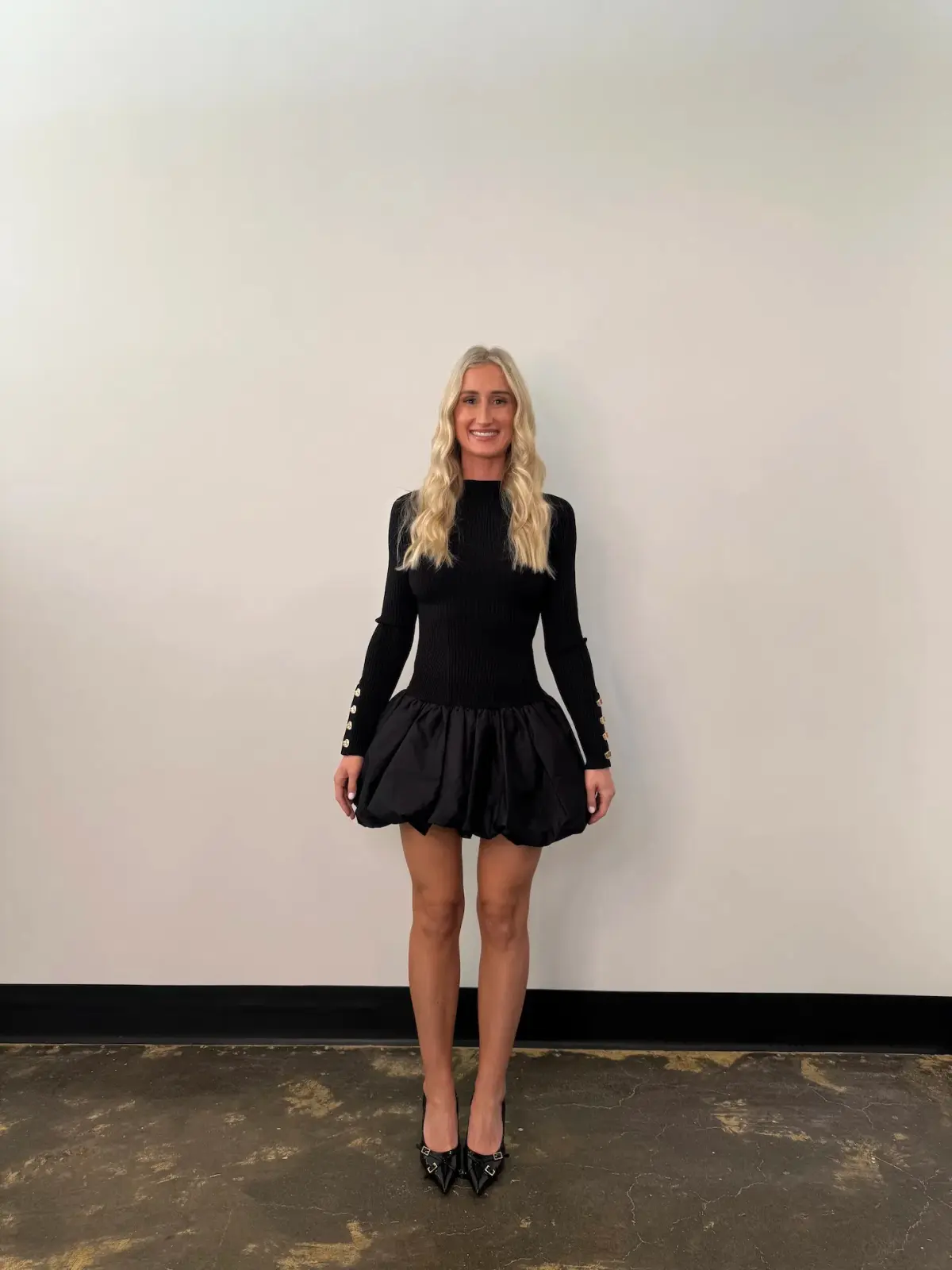 Aje Moonlight Knit Mini Dress Black Size AU 8 - Image 4