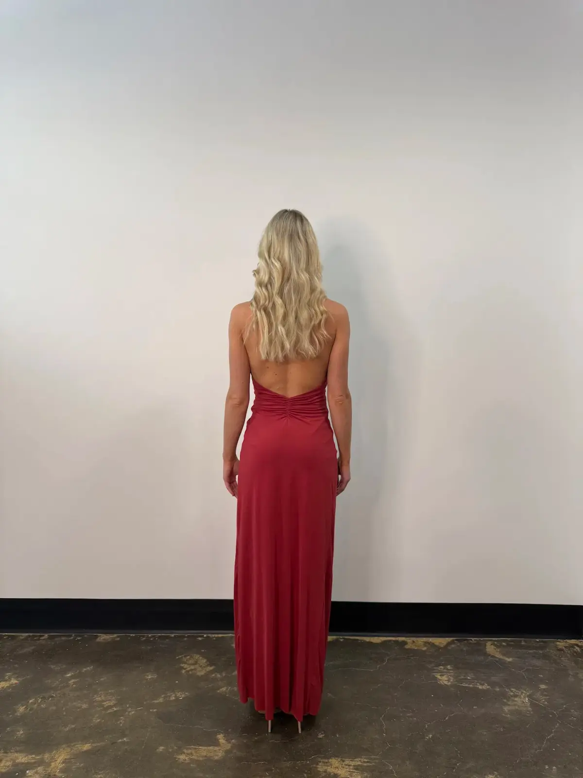 Bec & Bridge Susie Plunge Maxi Dress Red Size AU 10 - Image 2