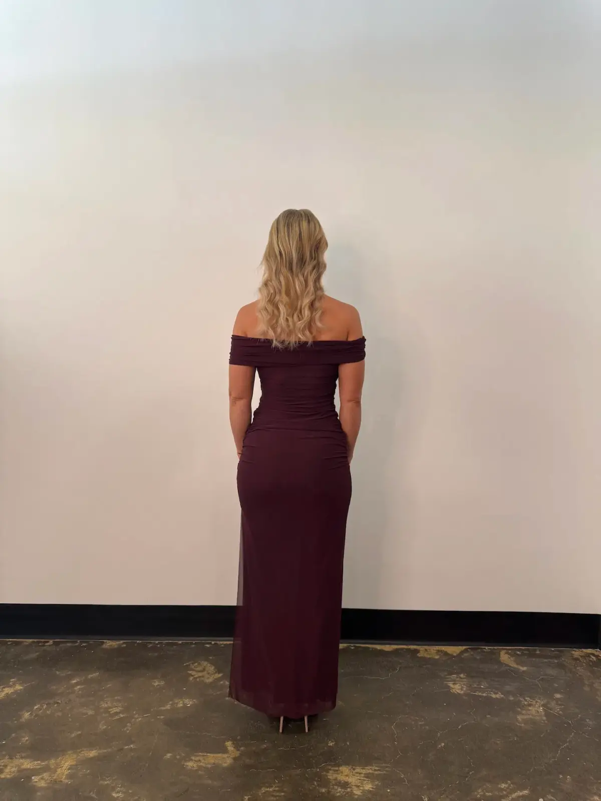 Bec & Bridge Poppy Gathered Maxi Plum Size 8 - Image 4