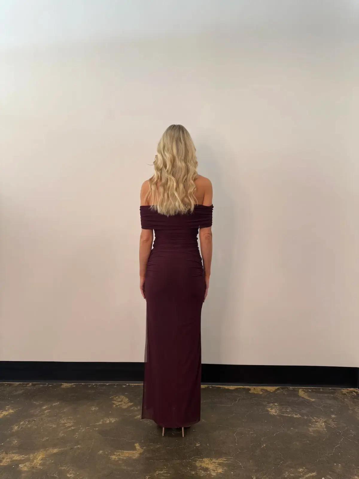 Bec & Bridge Poppy Gathered Maxi Plum Size 8 - Image 5
