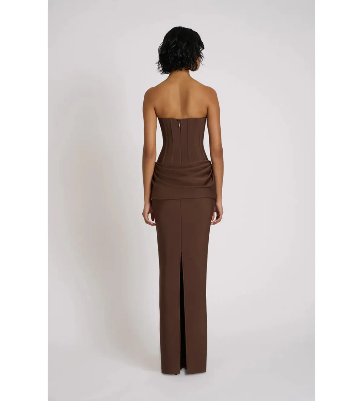 Eliya the Label Hilda Gown Brown Size L/12 - Image 5