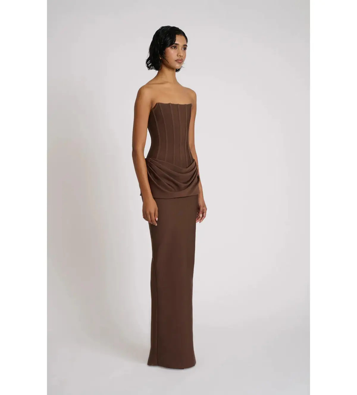 Eliya the Label Hilda Gown Brown Size L/12 - Image 3