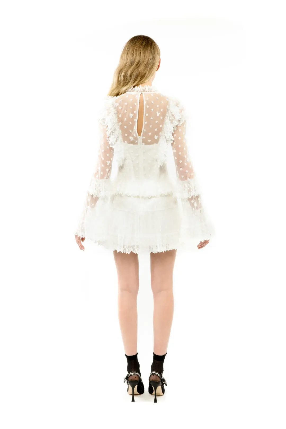 ALICE By Alice McCall Cecilia Mini Dress in White Size US 10/AU 14 for rent on The Volte - main image
