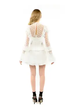 ALICE By Alice McCall Cecilia Mini Dress in White Size US 10/AU 14 for rent on The Volte - image 7