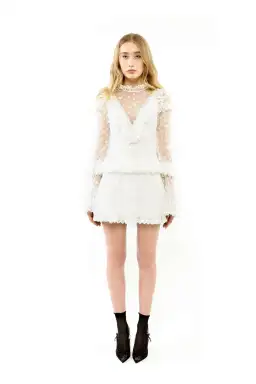 ALICE By Alice McCall Cecilia Mini Dress in White Size US 10/AU 14 for rent on The Volte - image 4