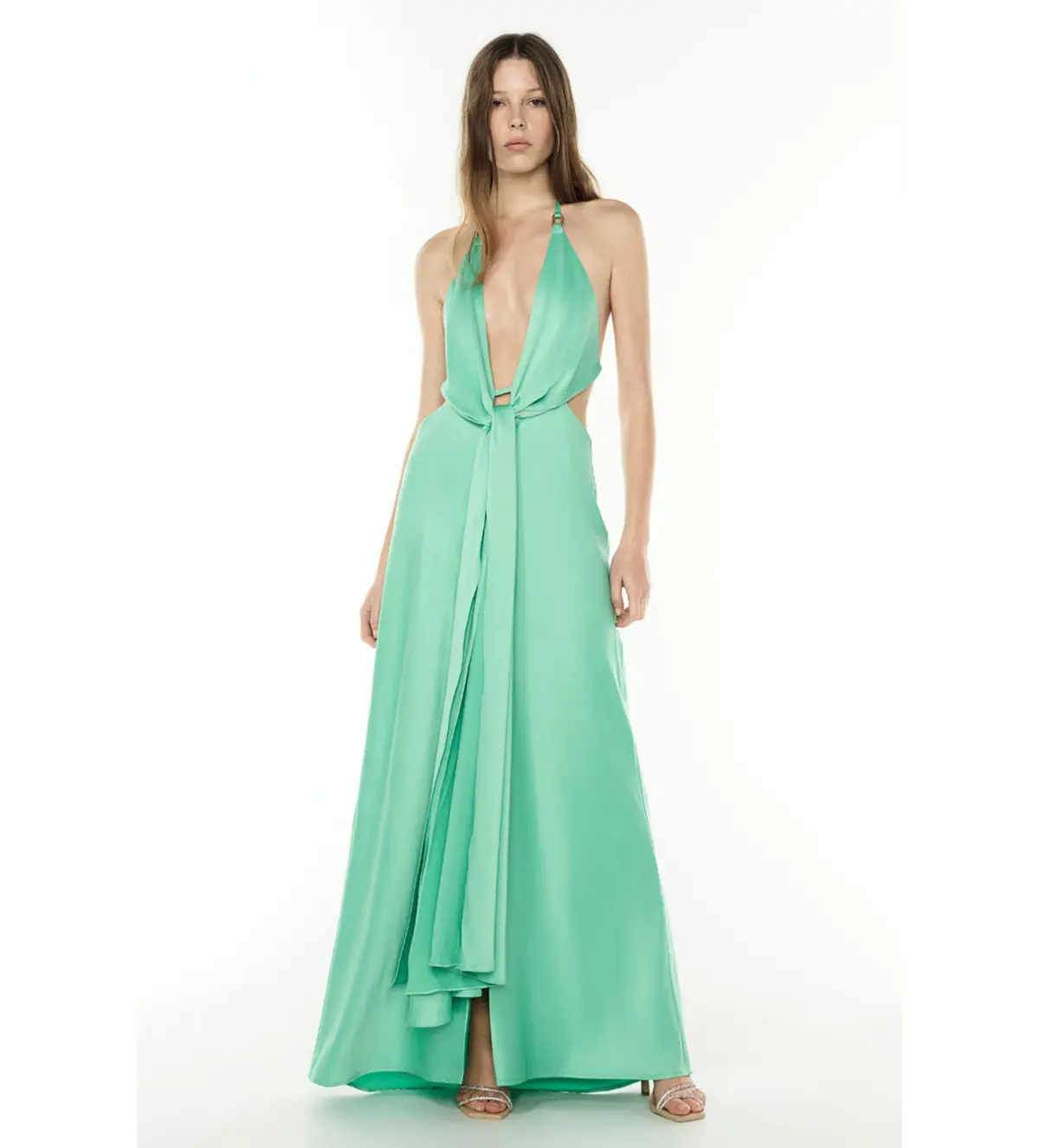 Manning Cartell Evening Trance Slip Dress in Green Size M / AU 10 - Image 1