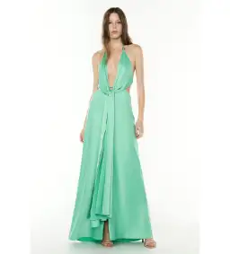 Manning Cartell Evening Trance Slip Dress in Green Size M / AU 10