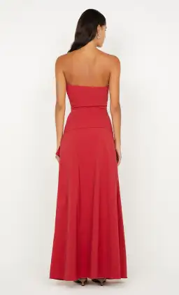 Bec & Bridge Dante Strapless Maxi Dress in Cherry Size 12 for rent on The Volte - image 2