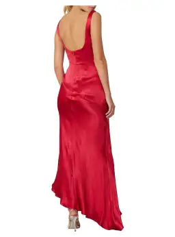 Bec & Bridge Vision of Love Cowl Dress in Red Size AU 10 for rent on The Volte - image 2