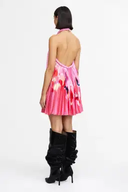 Acler Fixby Mini Dress Pink Floral Size 12 for rent on The Volte - image 2