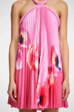 Acler Fixby Mini Dress Pink Floral Size 12 for rent on The Volte - image 3
