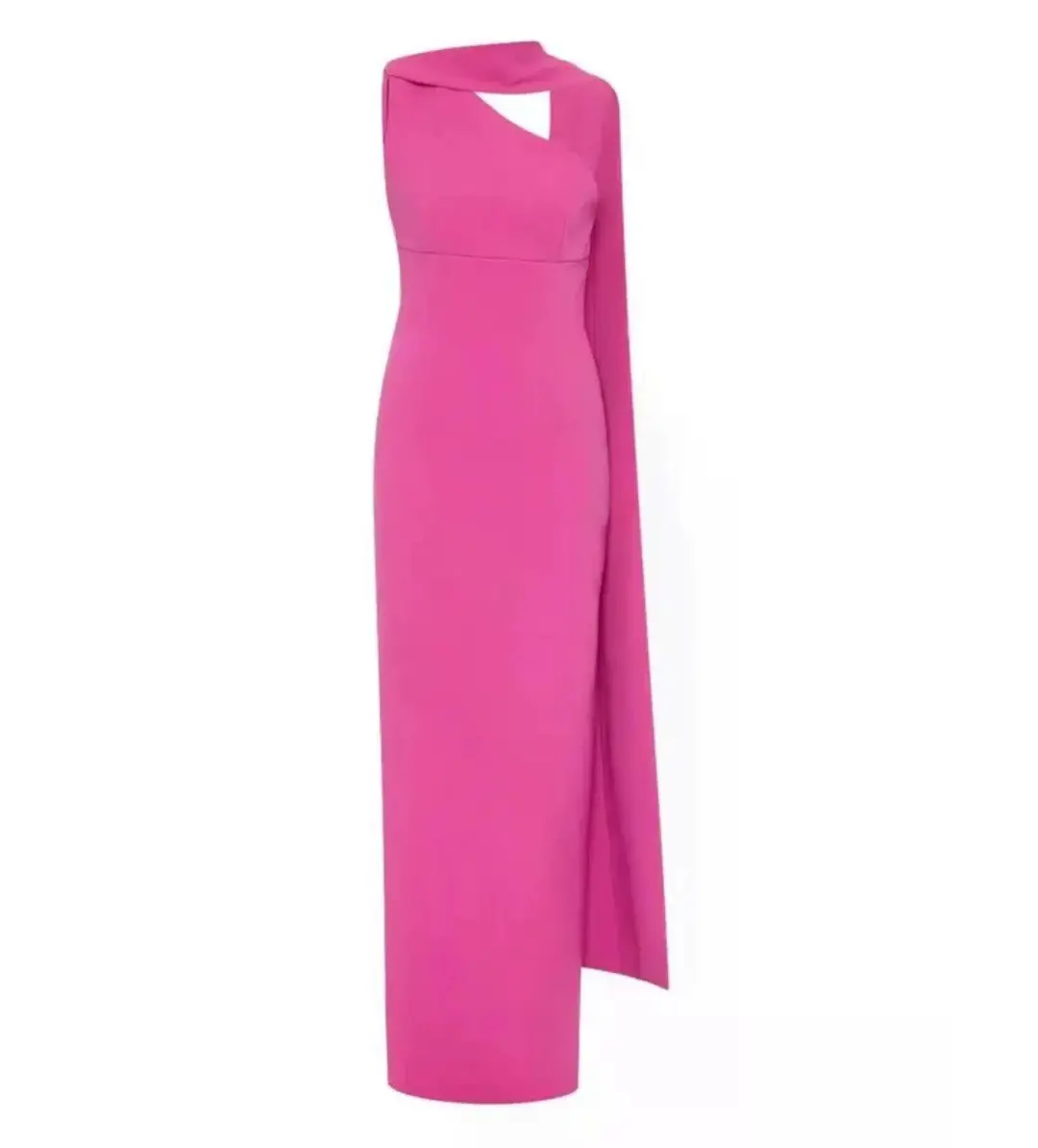 Rachel Gilbert Clara Midi Dress in Hot Pink Size 2 / AU 10 for rent on The Volte - main image