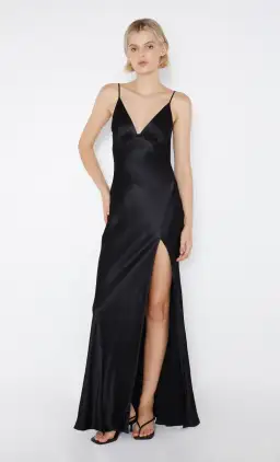 Bec & Bridge Ren Split Maxi Dress Black Size S / 8 for rent on The Volte - image 1