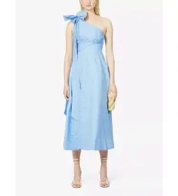 Rachel Gilbert Malea Emiliano Gown in Blue Size AU 12 for rent on The Volte - image 1