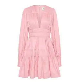 Aje Fallingwater Mini Dress Pink Size 12 for rent on The Volte - image 3
