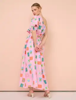 Palm Noosa Lotus Maxi Dress Pink Size 8 for rent on The Volte - image 2