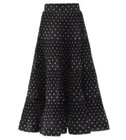 Zimmermann Tiered Plissé Voile Midi Skirt Polka Dot Size 0 AU 8 for rent on The Volte - image 5