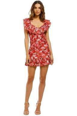 Talulah Cloud Nine Mini Dress Red Size 8