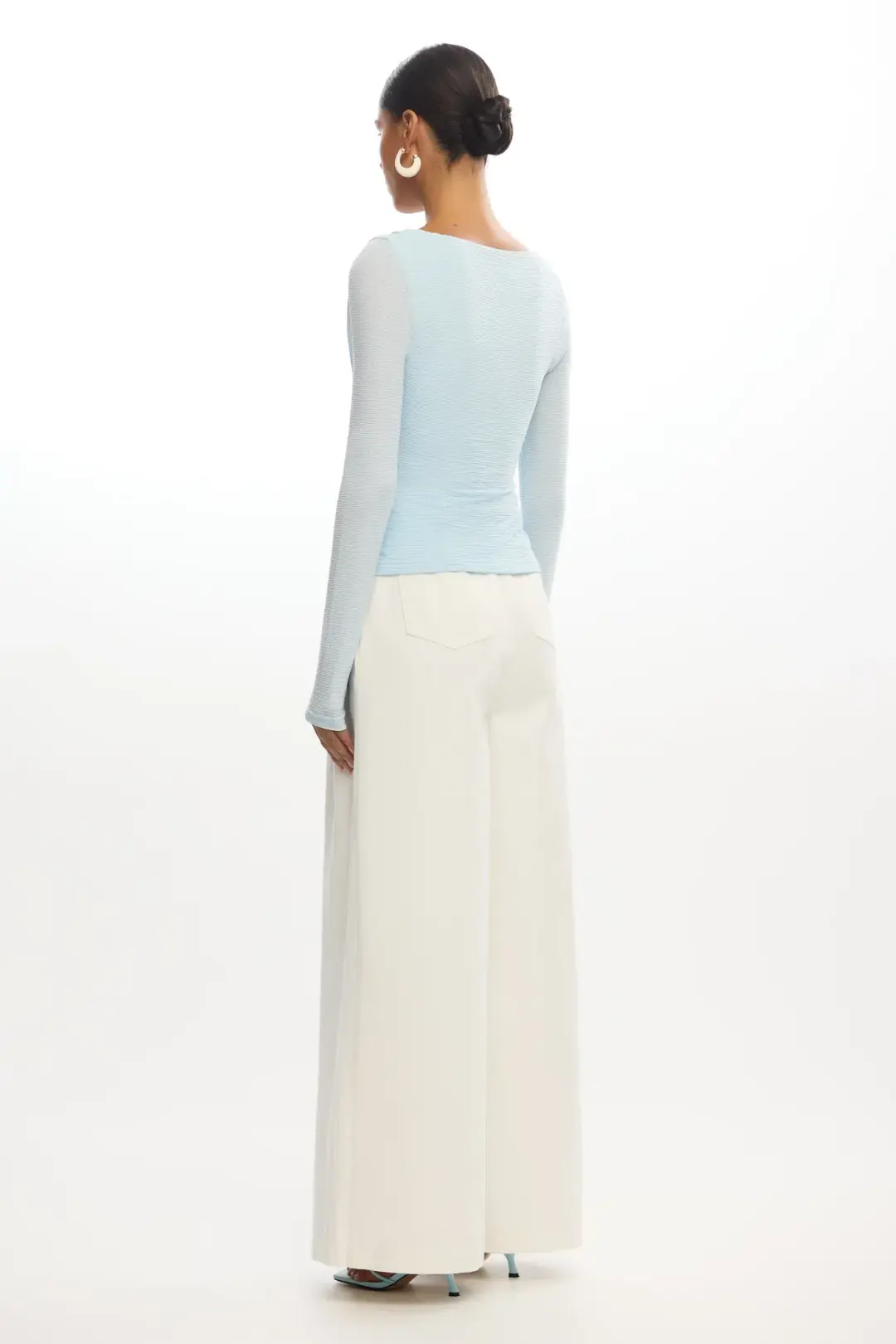 Significant Other Lex Long Sleeve Top Blue Size 8 for rent on The Volte - main image