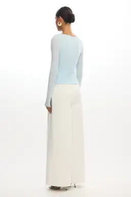 Significant Other Lex Long Sleeve Top Blue Size 8 for rent on The Volte - image 2