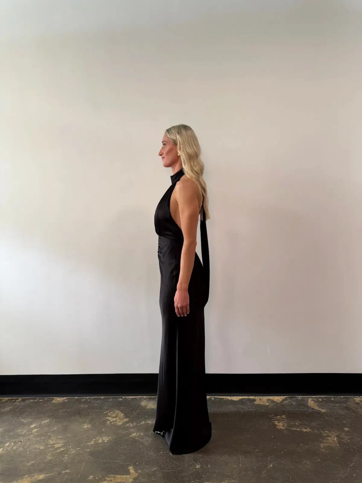 Shona Joy Agnes Halter Neck Maxi Dress Black Size AU 6 - Image 3